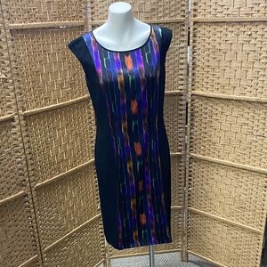 Lafayette 148 New York Black Multicolor Dress